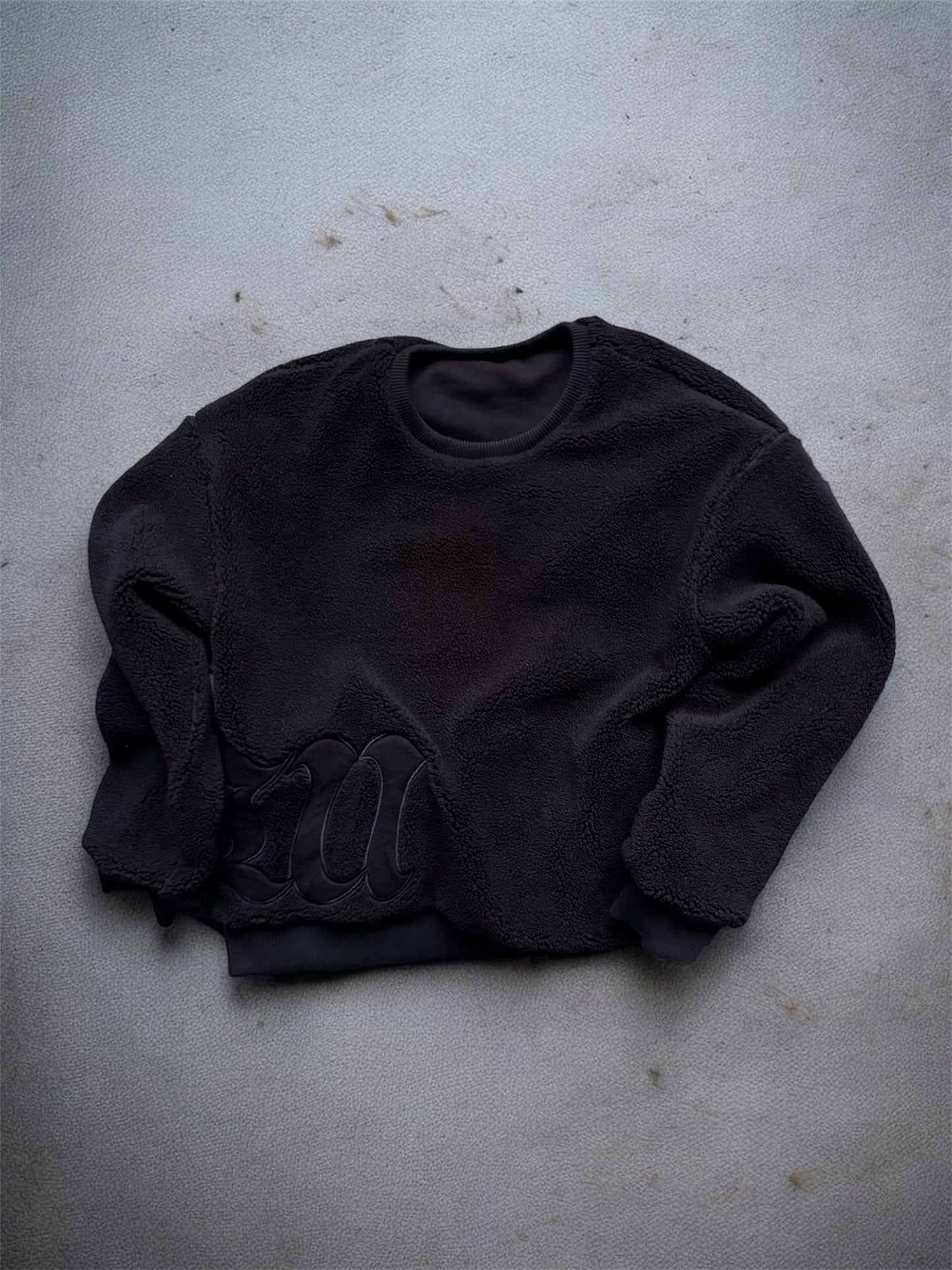 Reversible Crewneck (Charcoal Black)