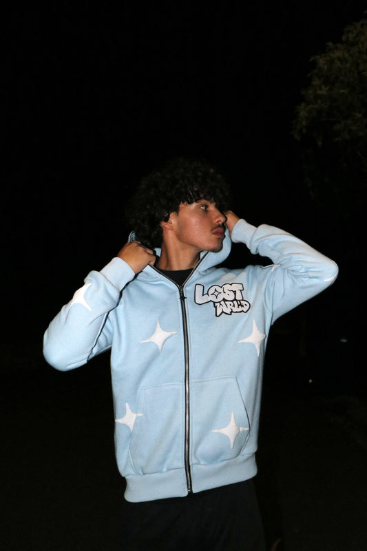 LostWrld Zip Hoodie (Blue)