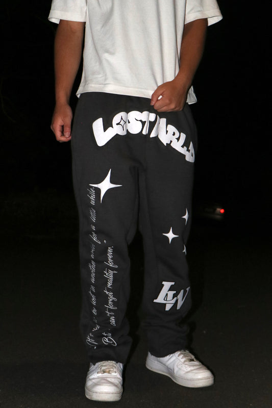 LostWrld Flared Pants (Grey)